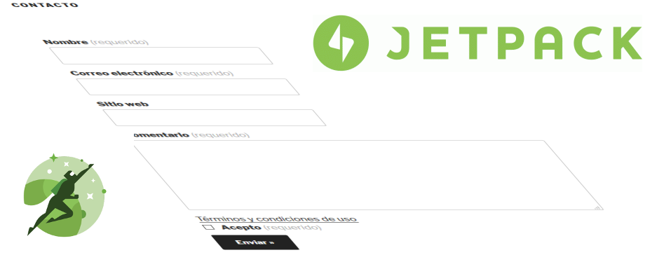 Destinatario de un formulario de Jetpack